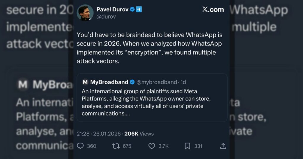 Павел Дуров, основатель Telegram: