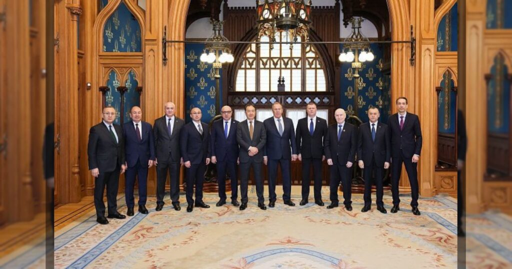 В Москве состоялась традиционная встреча министра иностранных дел РФ Сергея Лаврова с послами государств-участников Содружества Независимых Государств, аккредитованными в России.