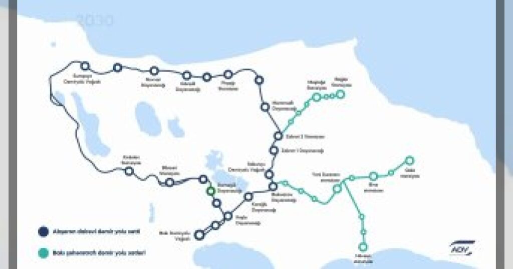 В Азербайджане на последующих этапах развития метро планируется рассмотреть прокладку новых линий в жилые массивы Ени Гюнешли, Забрат, Масазыр и Сарай.