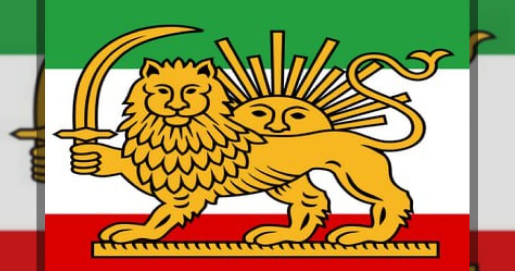 Историческое использование флага с символами льва, солнца и меча: государства Сефевидов, Афшаров и Каджаров. Современным наследником этих государств является Азербайджан!