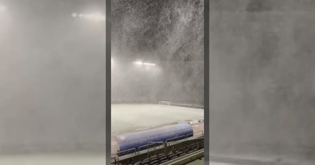 Вот так вчера выглядел Республиканский стадион имени Тофика Бахрамова.