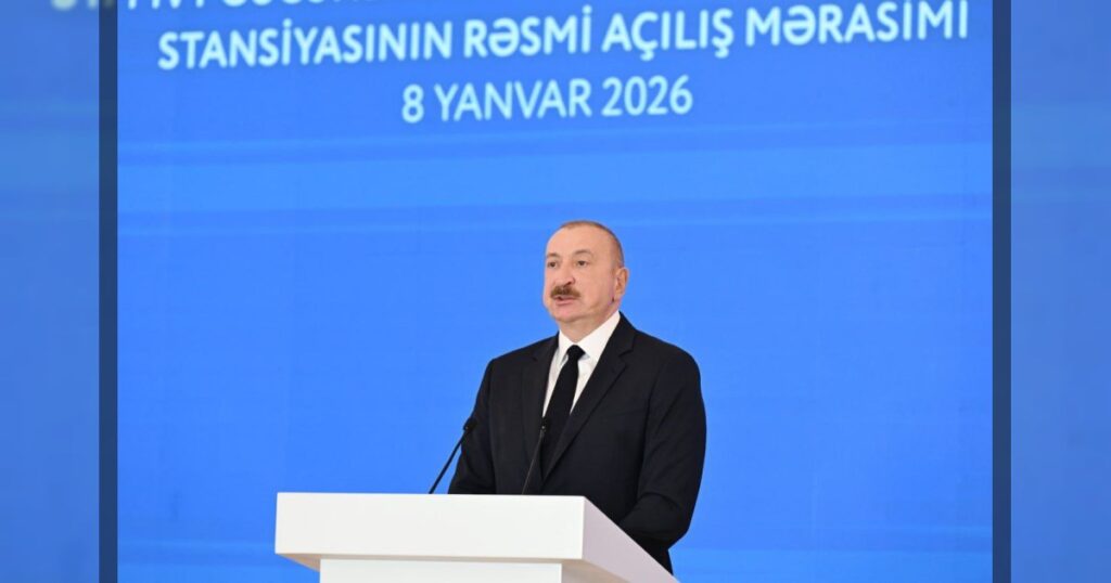 Ильхам Алиев выступил на церемонии открытия ветряной электростанции «Хызы-Абшерон».