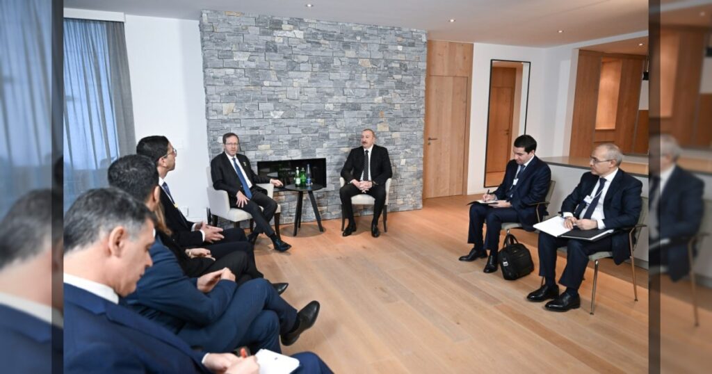 Алиев и Герцог обсудили развитие сотрудничества в Давосе