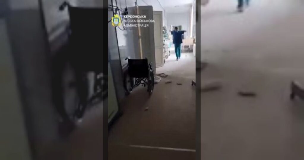В Херсоне атакована больница, ранены две медсестры