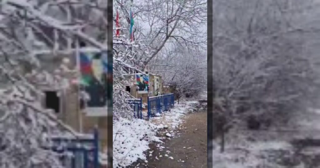 Место, где погиб шехид Худаяр Юсифзаде.