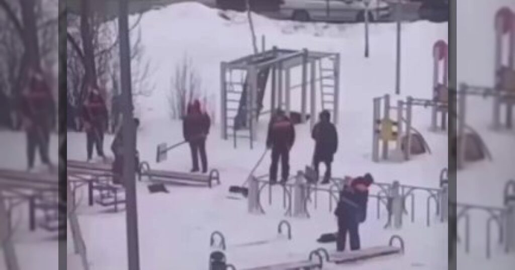 Индийские мигранты не понимают, как убирать снег, потому что никогда его не видели ранее