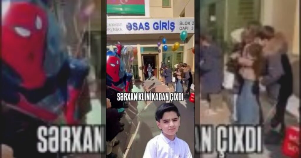 Пострадавший в ДТП в центре Баку 10-летний мальчик выписан из больницы