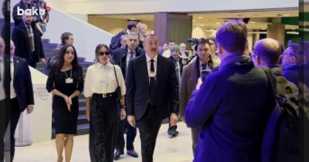 Президент Ильхам Алиев встретился в Давосе с руководителями нескольких стран.