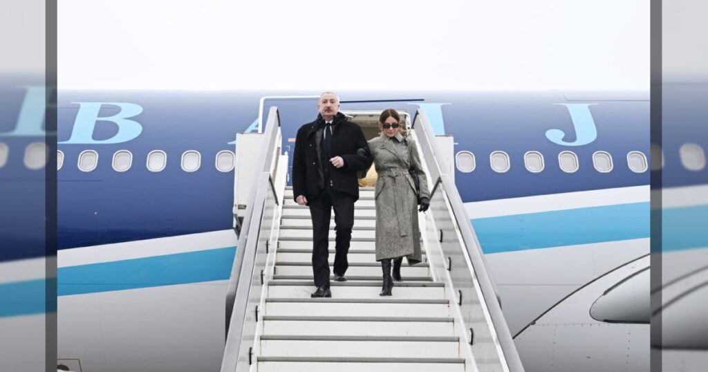 Ильхам Алиев прибыл в Швейцарию для участия в ВЭФ