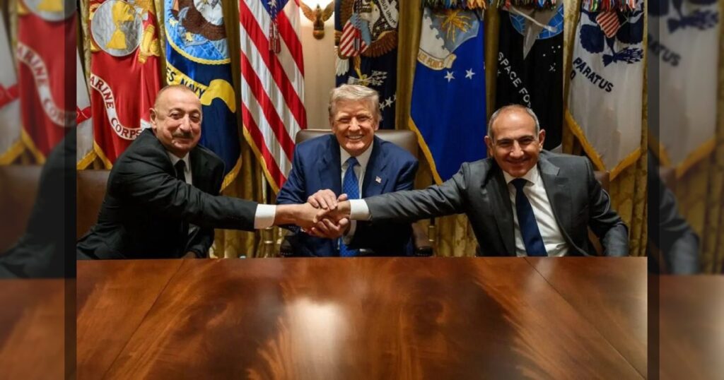 Трамп назвал президента Азербайджана Ильхама Алиева и премьер-министра Армении Никола Пашиняна «действительно хорошими лидерами».