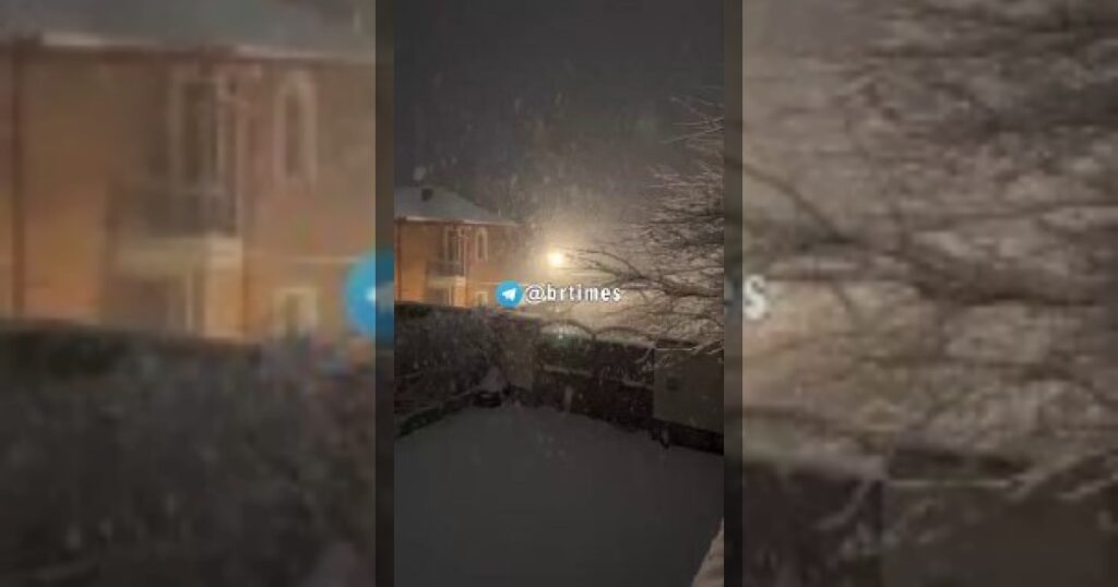 Снежный Ханкенди: эксклюзивные кадры зимнего города.