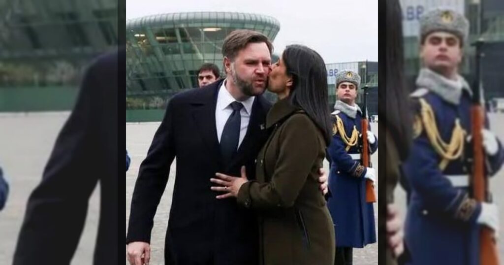 Трогательный момент на официальном визите