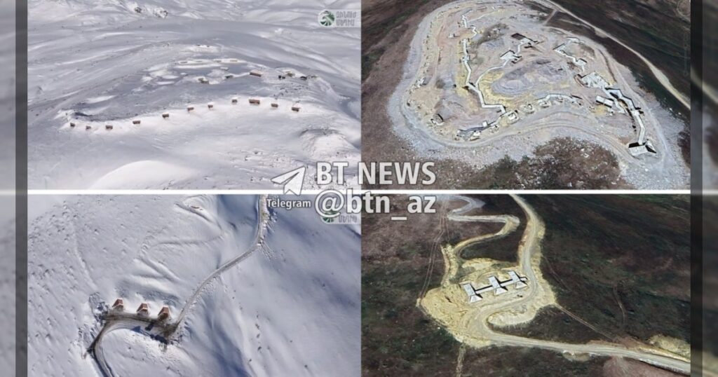 Установлена локация армянских бетонных опорных пунктов на границе с Нахчываном