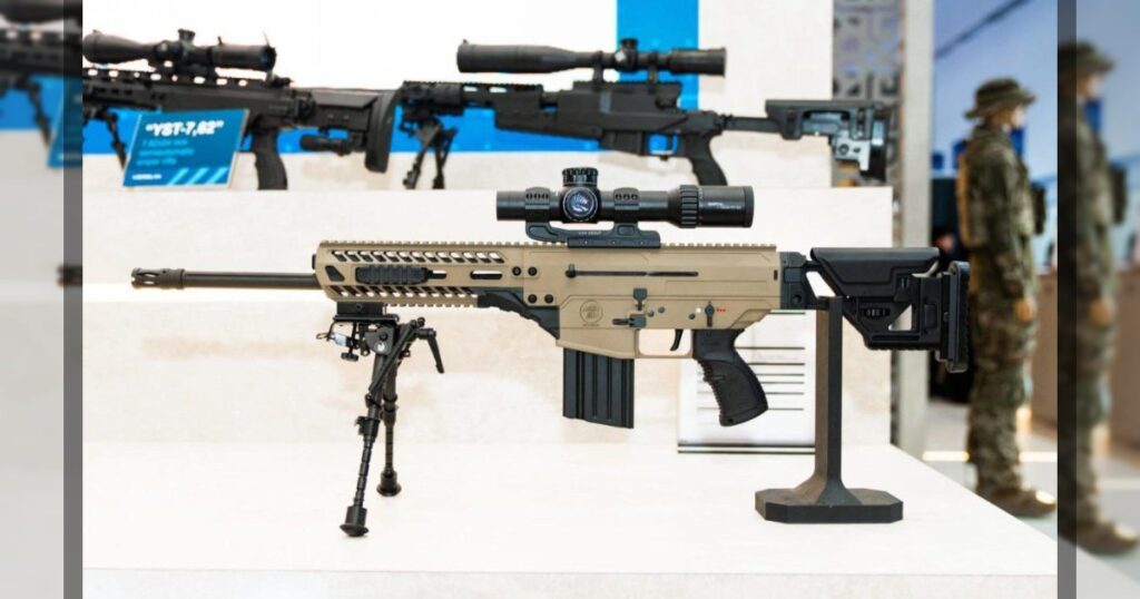 Азербайджанская компания USH Group производит полуавтоматическую снайперскую винтовку Turan-3.