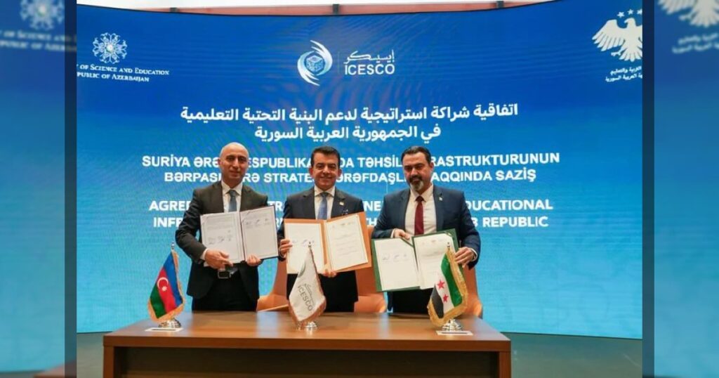 Азербайджан построит около 10 новых школ в Сирии