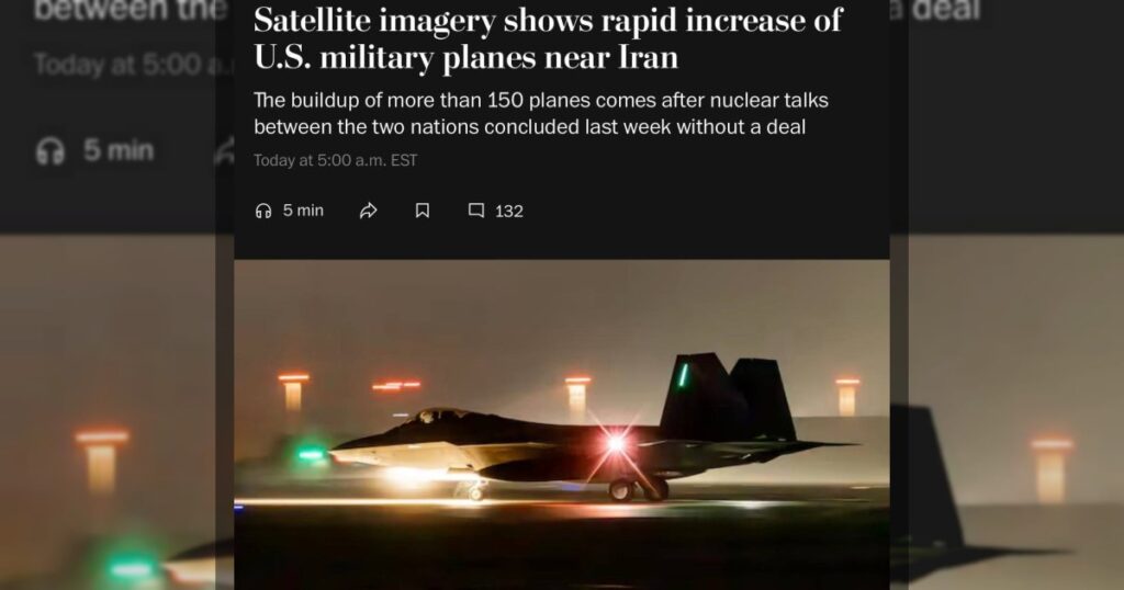 США перебросили к Ирану более 150 самолетов после переговоров в Женеве, пишет WP со ссылкой на спутниковые снимки и анализ полетных данных.