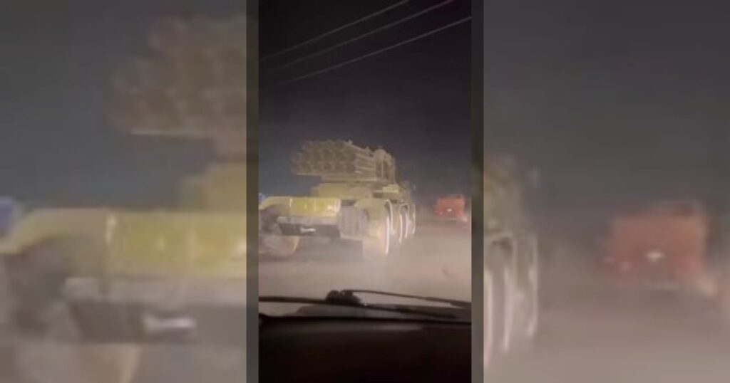 РСЗО талибов движутся в сторону границы Хоста между Афганистаном и Пакистаном.