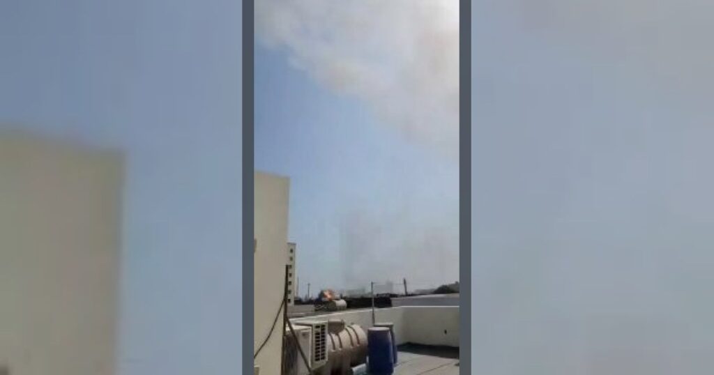 Кадры взрывов в Бахрейне