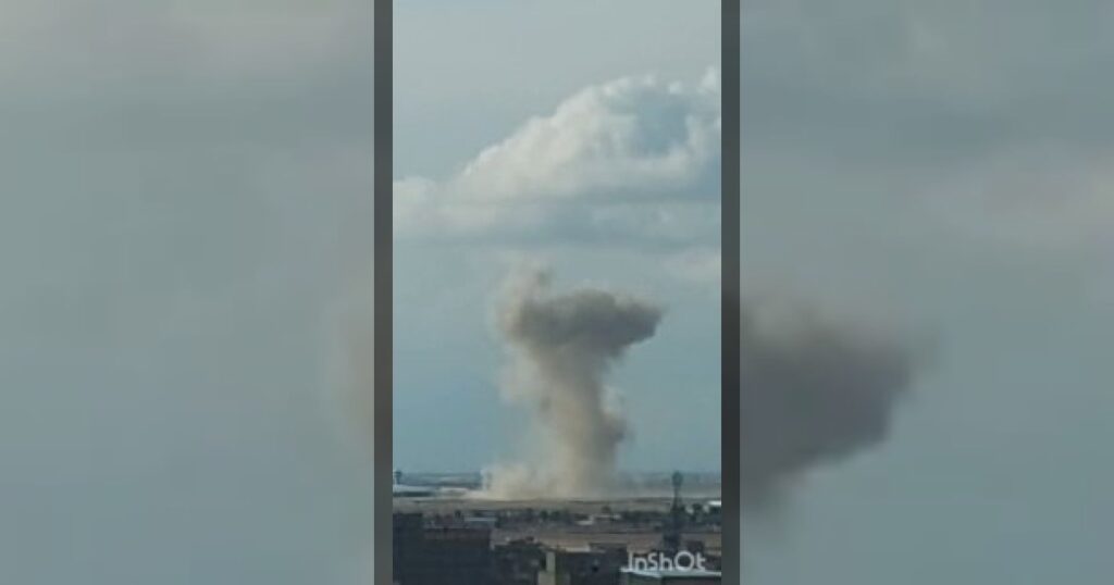 Взрыв военной базы Ирана в Тебризе