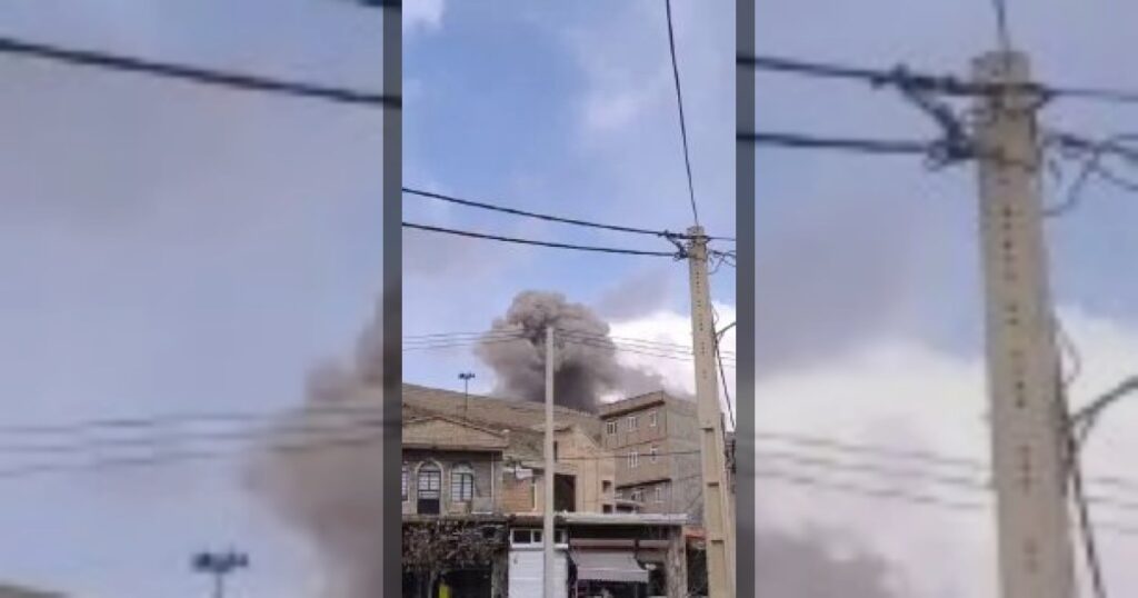 Ракетный удар был нанесён по зданию пограничного полка в Урмии