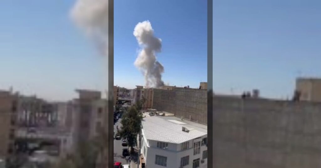 База «Басидж» на улице Азади в Тегеране была уничтожена.