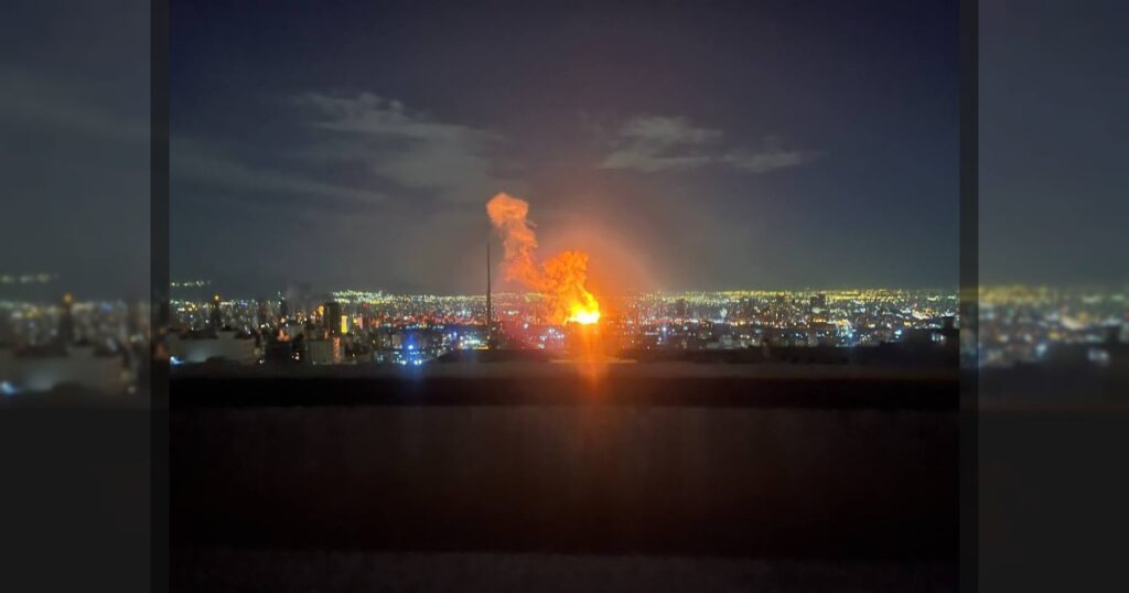 Израиль нанёс удар по штаб-квартире иранского государственного телевидения и радио в центре Тегерана