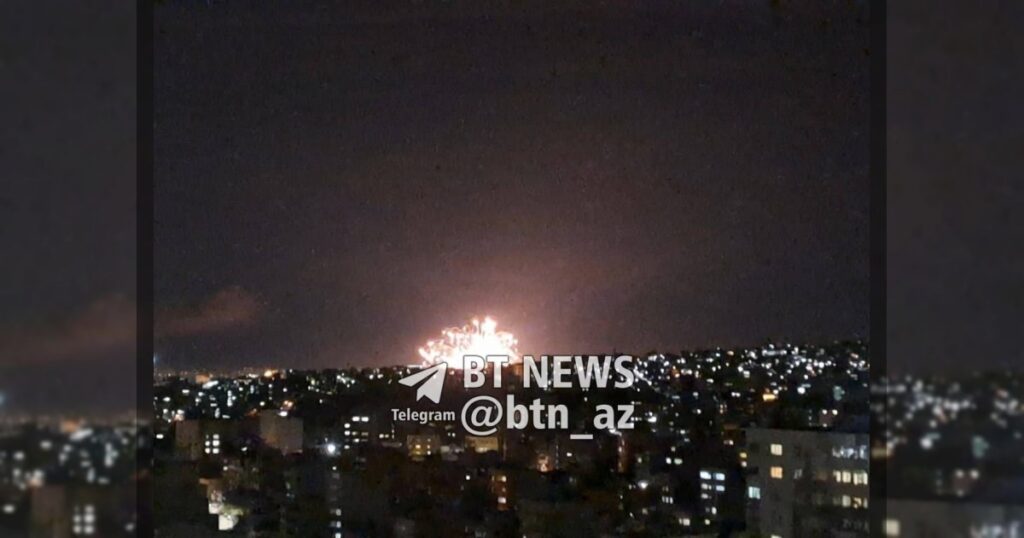 Эксклюзив BT News: взрыв в Тебризе прямо сейчас.