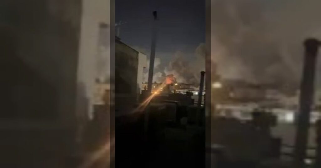 Здание Министерства разведки в районе Сейед-Хандан в Тегеране было сравнено с землей.