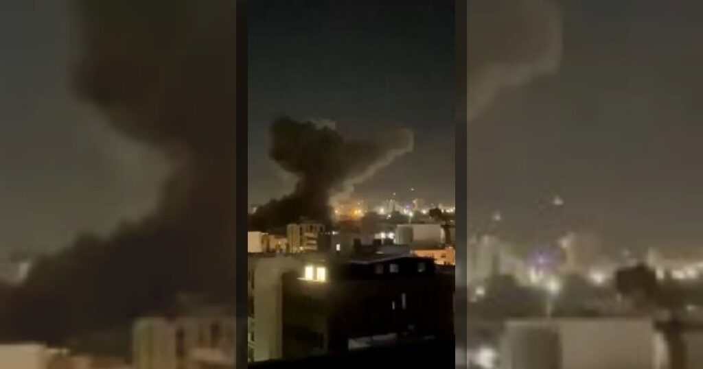 ВВС Израиля атаковали 104-е полицейское управление в Аббасабаде, Тегеран