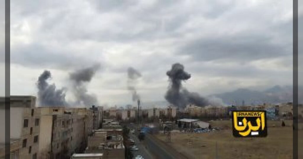 Взрывы в восточной и центральной частях Тегерана.