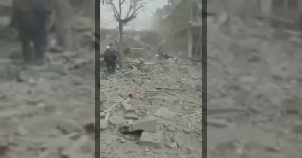 Кадры последствий удара по одной из баз «Басиджа», публикуют оппозиционные иранские СМИ