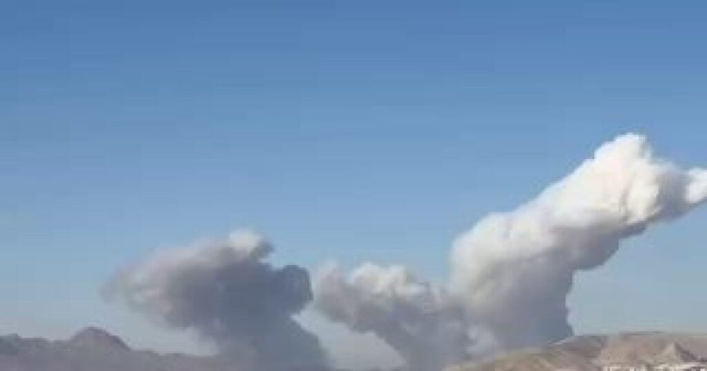 Мощные взрывы на военной базе Парчин