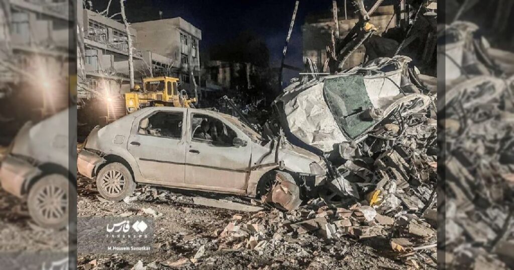 Управление разведки Мараге (Иран) было сровнено с землёй.