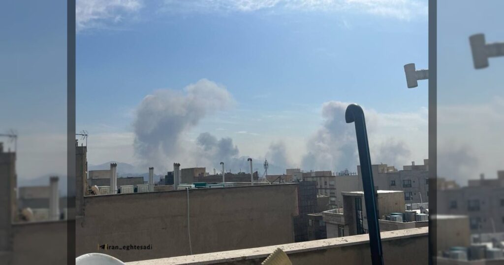 Восточная часть Тегерана снова под ударами.