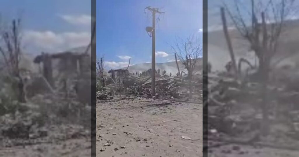 Последствия удара по базе иранской армии в Восточном Курдистане