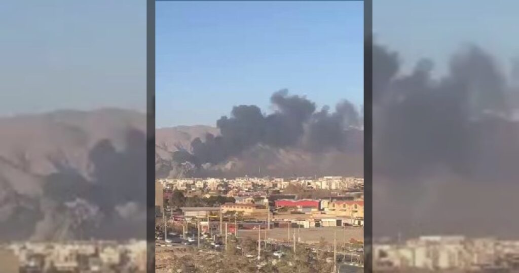 Кадры ударов Израиля по Тегерану