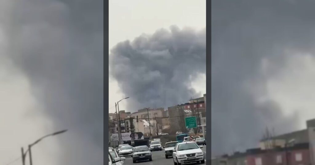 Наносятся удары по Тебризу.