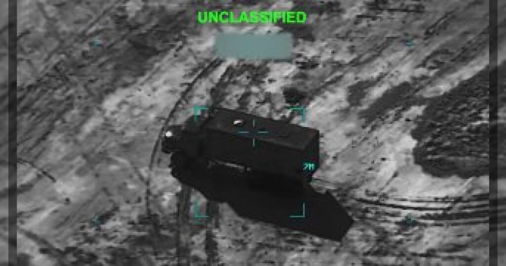 Центральное командование ВС США опубликовало новое видео ударов