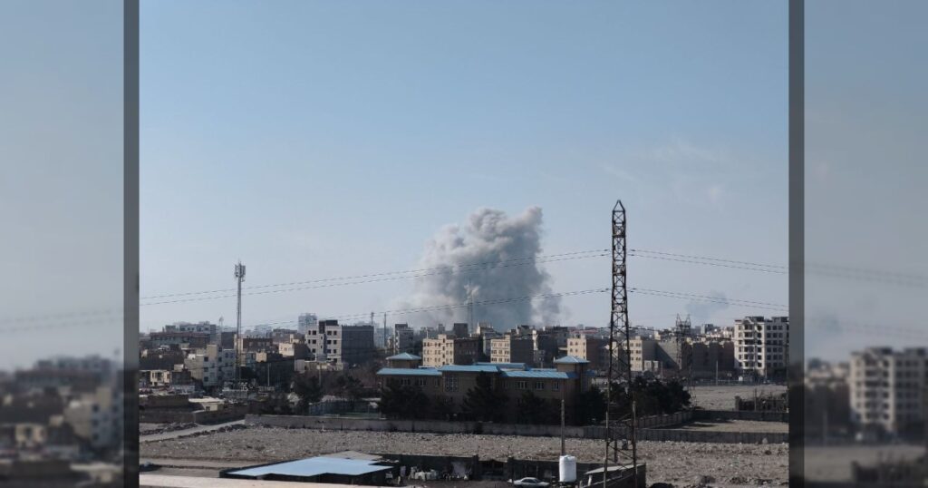 Сообщается об атаке на объекты Корпуса стражей исламской революции на юго-западе Тегерана, а также в районах Урмии, Хорремабада, Керджа и Дамаванда.