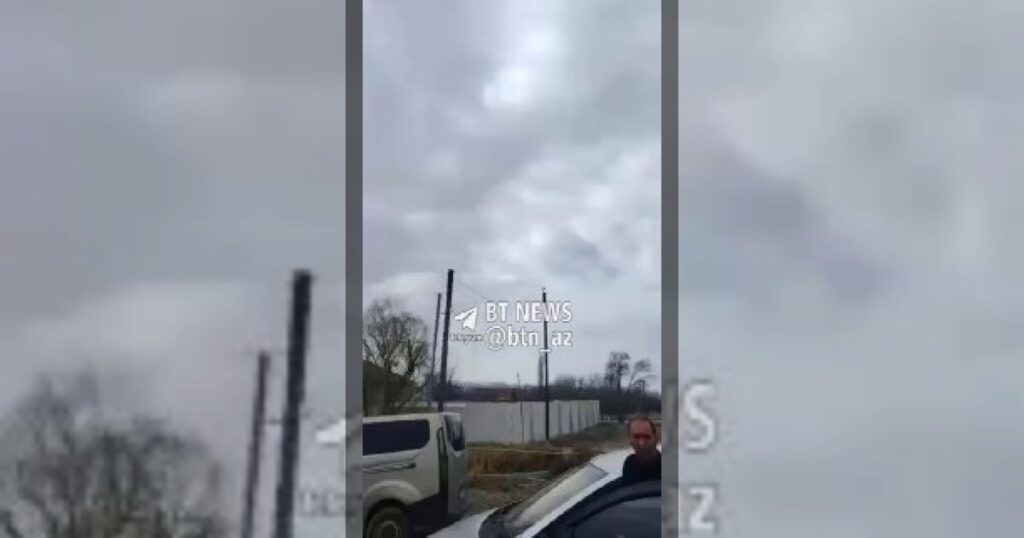 Новые кадры падения иранских дронов на территории Нахчывана.