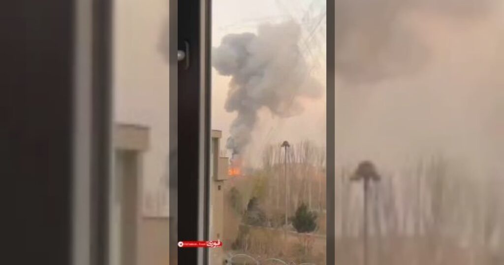 Пожар на юге Тегерана