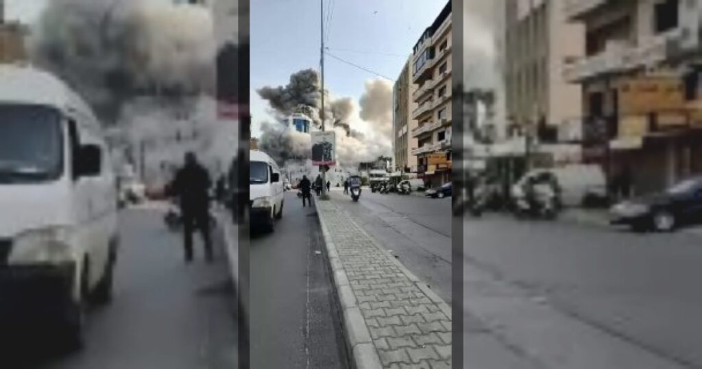 Кадры атаки в Дахии