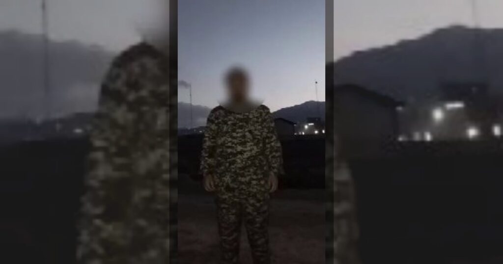 Появилось обращение иранского военнослужащего, находящегося в военной части в провинции Лорестан.
