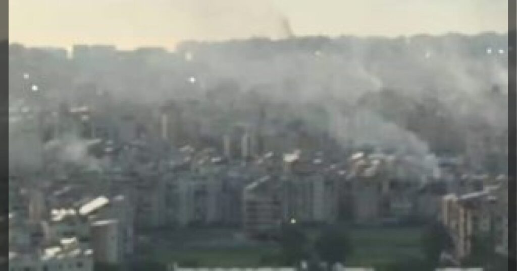 ЦАХАЛ наносит массированные удары по району Дахие в Бейруте