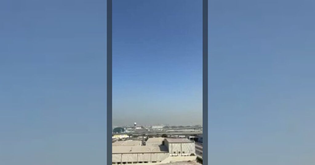 Иранский дрон атаковал аэропорт Дубая.