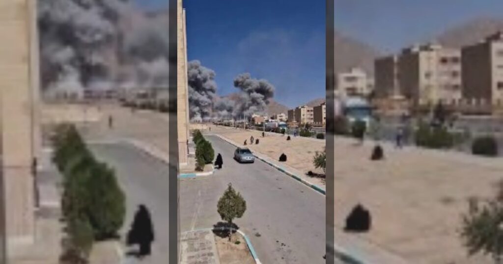Уничтожена военная база в Исфахане
