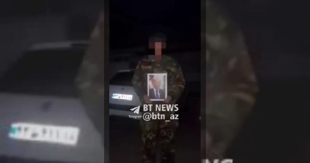 Иранский военный с портретом Трампа записал видео в поддержку лидера США и выступил против режима мулл.