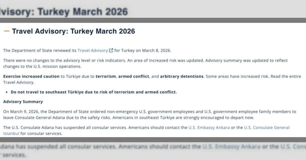 США эвакуируют часть сотрудников консульства в турецкой Адане