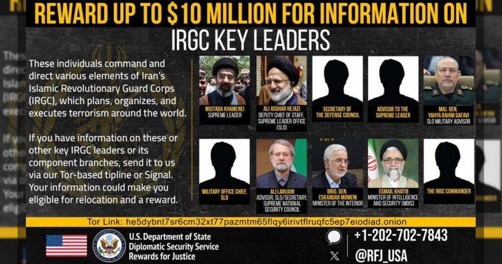 США объявили награду в $10 миллионов за информацию о новом лидере Ирана. Такую сумму Вашингтон готов выплатить за сведения о местонахождении Моджтабы Хаменеи.