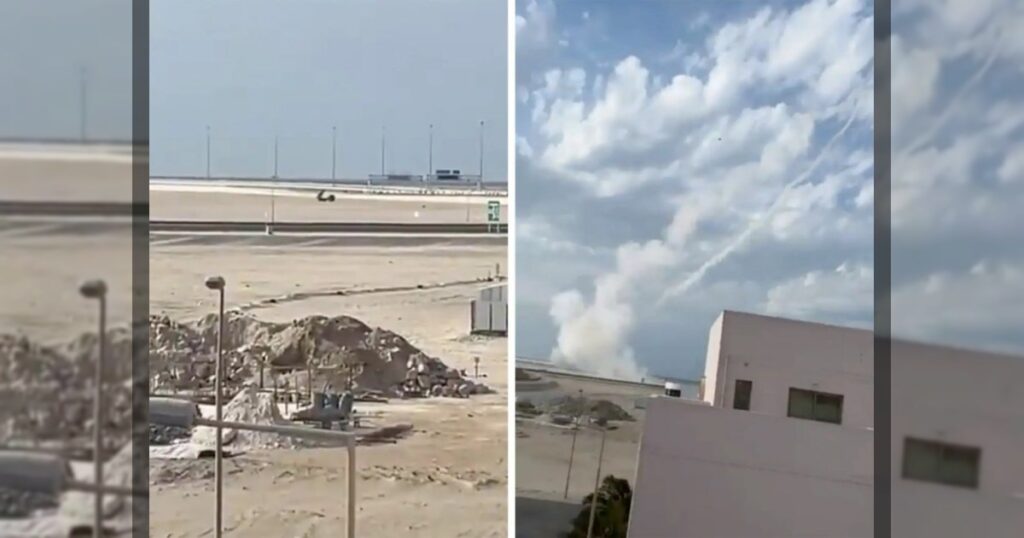 Иран подвергся удару баллистическими ракетами, выпущенными с территории Бахрейна. По данным The New York Times, это первый известный случай с начала войны в конце февраля 2026 года, когда атака по Исламской Республике была совершена непосредственно с территории одной из стран Персидского залива. Газета ссылается на верифицированную видеозапись, опубликованную 7 марта.